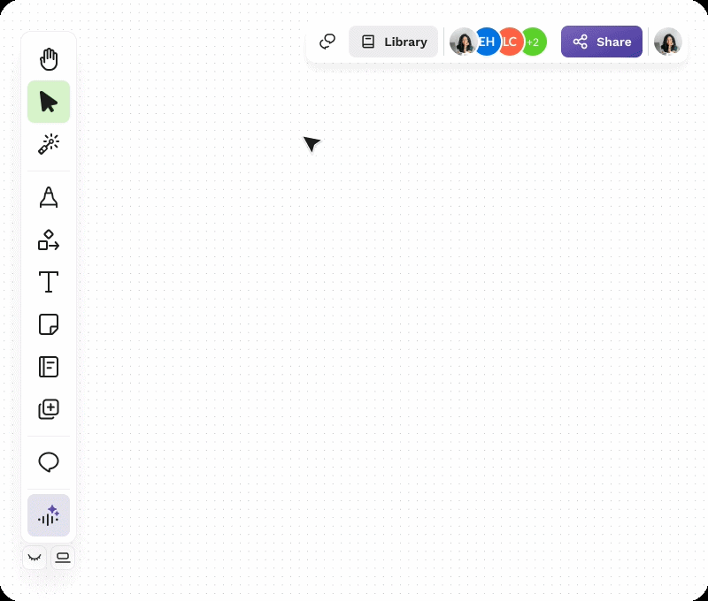 The notepad and sticky notes feature being used.
